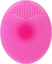 Kup Silikonowa szczoteczka do mycia twarzy 344, różowa - Deni Carte