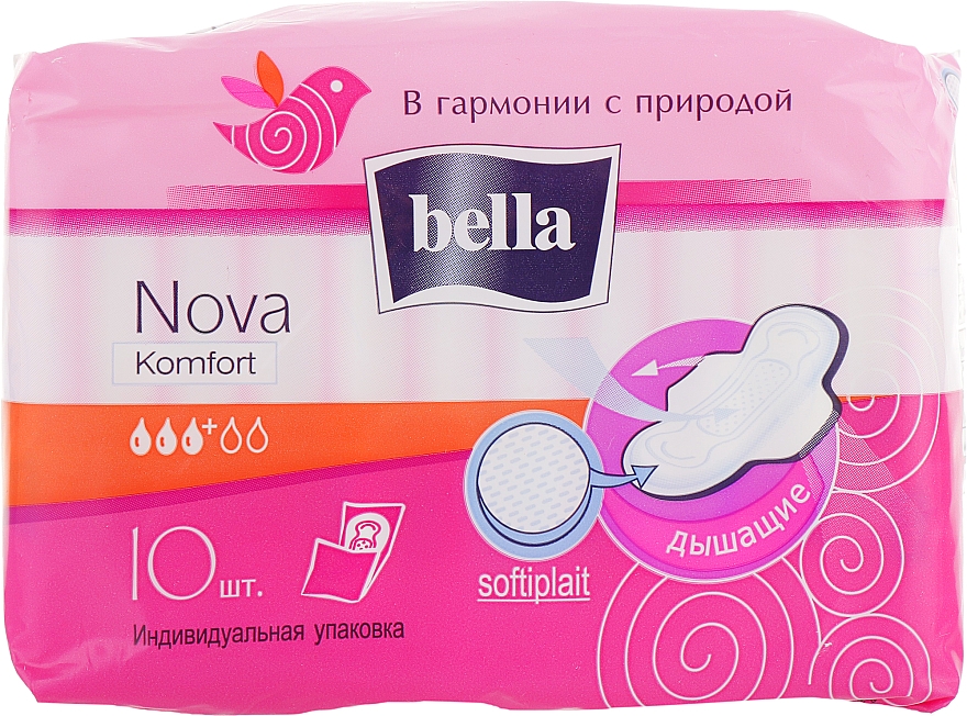 Podpaski Nova Comfort Soft, 10 szt - Bella — Zdjęcie N1