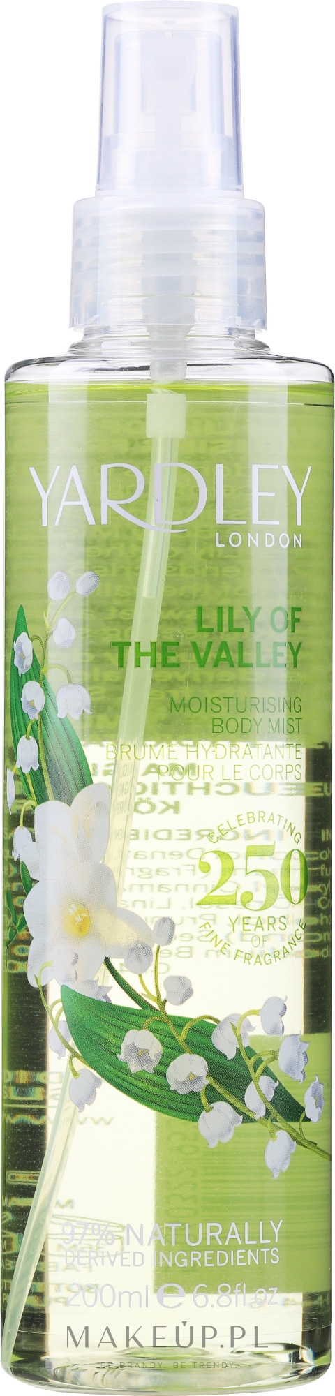 Yardley Lily Of The Valley Contemporary Edition - Perfumowana mgiełka do ciała — Zdjęcie 200 ml