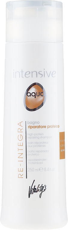 Regenerujący szampon proteinowy - Vitality’s Intensive Aqua Re-Integra High-Protein Shampoo