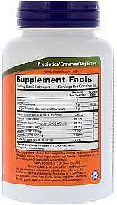 Kapsułki Enzymy papai - Now Foods Chewable Papaya Enzymes — Zdjęcie N2