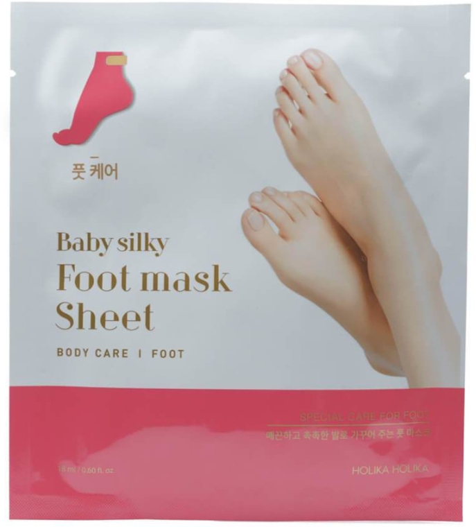 Maska do stóp na noc - Holika Holika Baby Silky Foot Mask Sheet — Zdjęcie N3