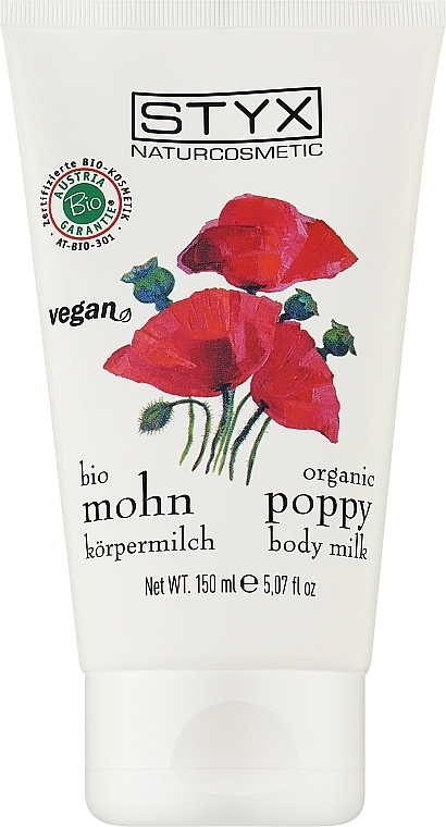 Mleczko do ciała z organicznym makiem - Styx Naturcosmetic Mohn Poppy Body Milk  — Zdjęcie N1