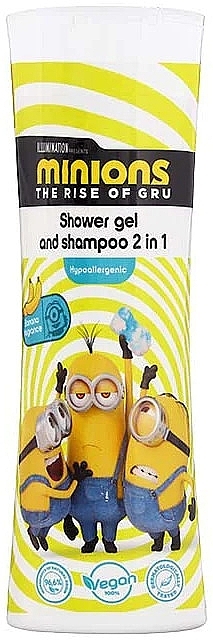 Szampon i żel pod prysznic Banan - Buzzy Minions Shower Gel & Shampoo 2in1 Banana — Zdjęcie N1