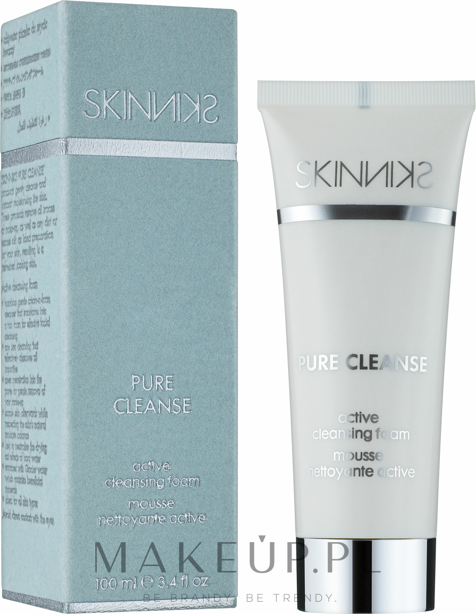Pianka do mycia twarzy - Mades Cosmetics SkinnikS Pure Cleance Active Creamy Cleansing Foam — Zdjęcie 100 ml