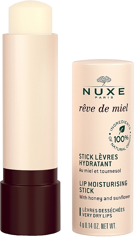 Nawilżająca pomadka do ust - Nuxe Reve de Miel Lip Moisturizing Stick — Zdjęcie N2