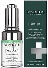 Kup Ujędrniające serum matujące do twarzy CBD i izododekan - Symbiosis London Pro Cannabidiol Tightening & Mattifying Double Serum
