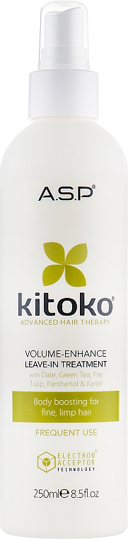 Odżywka zwiększająca objętość włosów - Affinage Salon Professional Kitoko Volume Enhance Leave-In Treatment — Zdjęcie N2