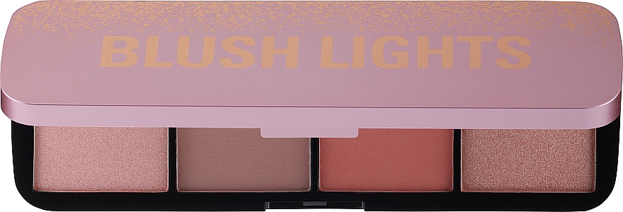 Paleta róży do policzków - Makeup Revolution Blush Lights Palette — Zdjęcie N1