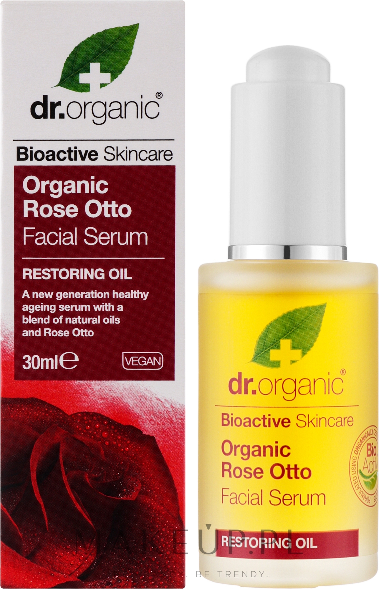 Serum do twarzy Róża - Dr Organic Rose Facial Serum — Zdjęcie 30 ml