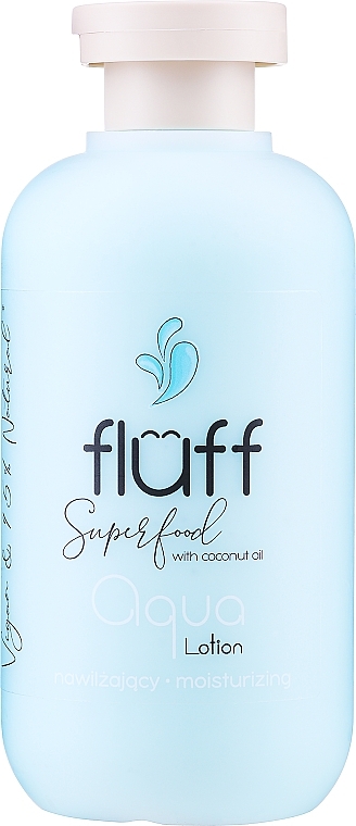 Nawilżający balsam do ciała - Fluff Moisturizing Lotion Aqua Coconut Oil — Zdjęcie N1