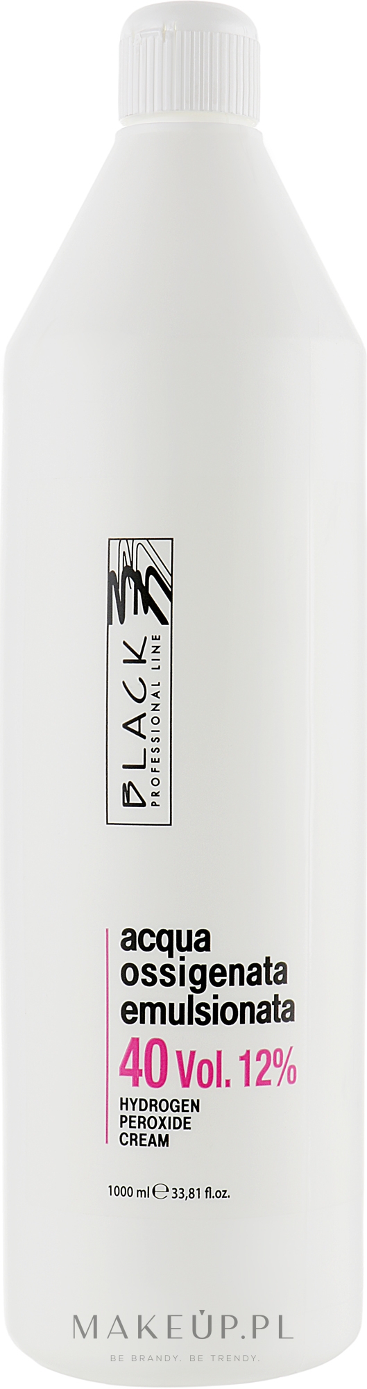 Utleniacz w kremie 40 Vol. 12% - Black Professional Line Cream Hydrogen Peroxide — Zdjęcie 1000 ml