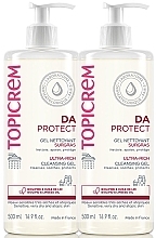 Kup Zestaw - Topicrem DA Protect Ultra-Rich Cleansing Gel (cl/gel/2x500ml)