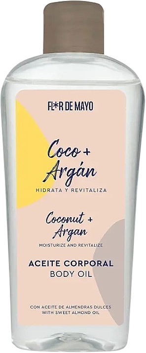 Nawilżający olejek do ciała z kokosem i olejem arganowym - Flor De Mayo Coconut and Argan Moisturizing Body Oil — Zdjęcie N1