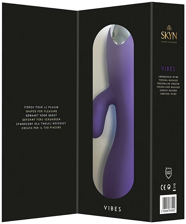 Masażer z silikonową, wibrującą główką - Manix Skyn Vibes Intimate Vibrator — Zdjęcie N4