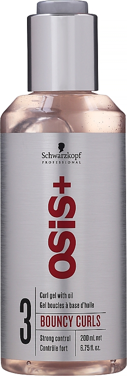Żel z olejem poprawiający skręt włosów - Schwarzkopf Professional Osis+ Bouncy Curls Gel With Oil