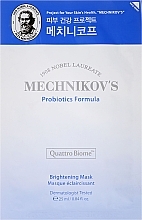 Kup PRZECENA! Rozświetlająca maska w płachcie do twarzy - Holika Holika Mechnikov’s Probiotics Formula Mask Sheet *