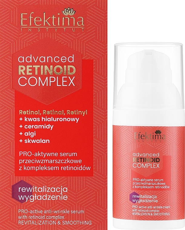 Aktywne serum przeciwzmarszczkowe z kompleksem retinoidów - Efektima Instytut Advanced Retinoid Complex — Zdjęcie N2