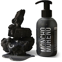 Detoksykujący szampon do włosów z węglem aktywnym - Moncho Moreno Bathman Detox Hair Shampoo — Zdjęcie N3