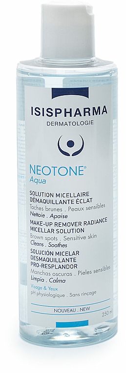 Płyn do demakijażu - Isispharma Neotone Aqua Make-up Remover Radiance Micellar Solution — Zdjęcie N1