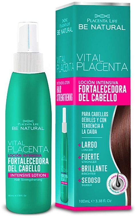 Wzmacniający lotion do włosów - Be Natural Vital Placenta Hair Strengthener — Zdjęcie N1