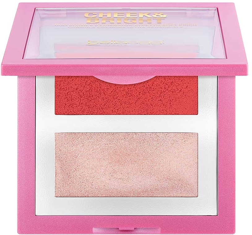 Paleta różów i rozświetlaczy - Bellaoggi Cheek & Bright — Zdjęcie N2