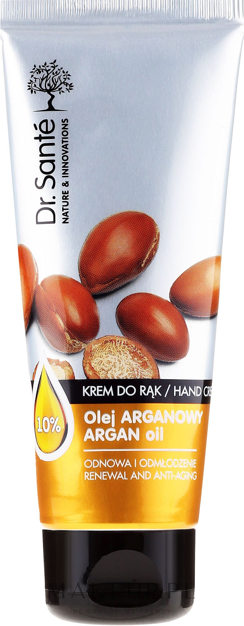 Regenerujący krem do rąk z olejem arganowym - Dr Sante Argan Oil Hand Cream — Zdjęcie 75 ml