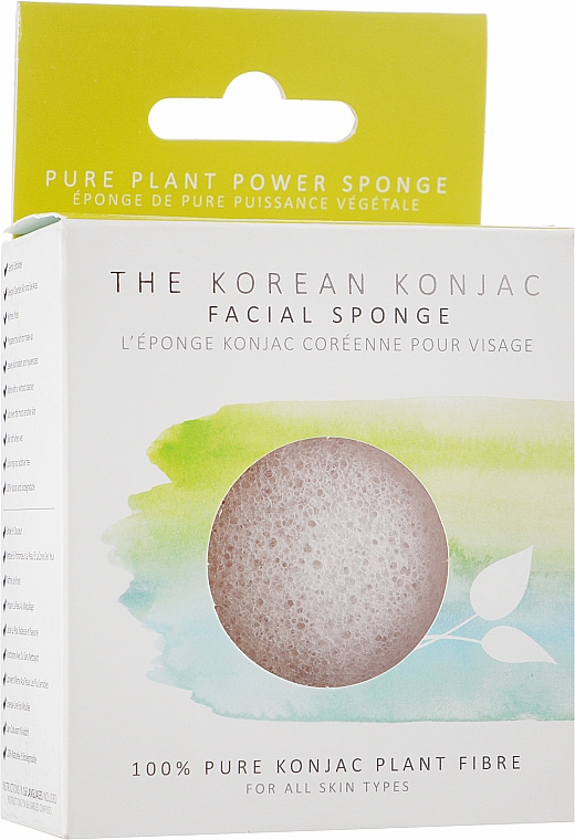 Gąbka - The Konjac Sponge Company Premium Facial Puff Pure White — Zdjęcie N2