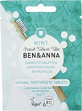 Kup Pasta do zębów w tabletkach bez fluoru - Ben & Anna Mint Toothpaste Tablets Without Fluoride 