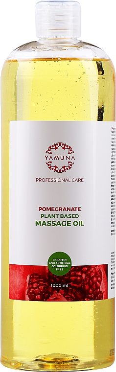 Olejek do masażu Granat - Yamuna Pomegranate Plant Based Massage Oil — Zdjęcie N2