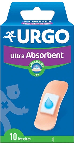 Mikroperforowany opatrunek do ochrony i pochłaniania wysięku 2x7.2 cm - Urgo Ultra Absorbent — Zdjęcie N1