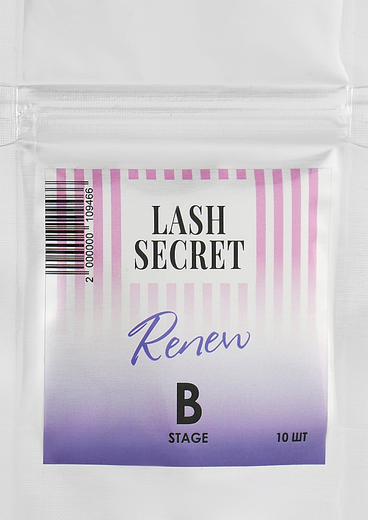 Zestaw do laminowania rzęs B - Lash Secret Stage B Renew — Zdjęcie N1