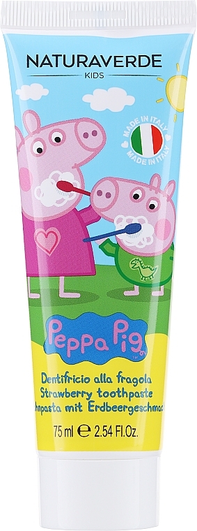 Pasta do zębów Świnka Peppa - Naturaverde Kids Peppa Pig Strawberry Toothpaste — Zdjęcie N1