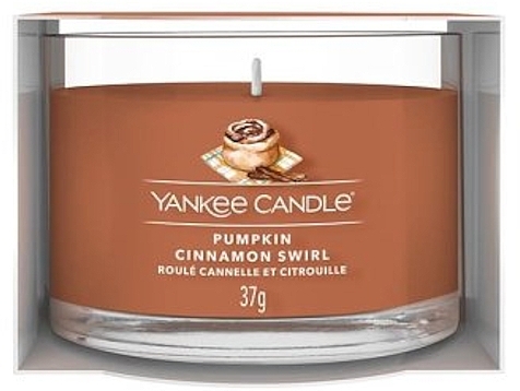 Mini świeca zapachowa - Yankee Candle Pumpkin Cinnamon Swirl — Zdjęcie N1