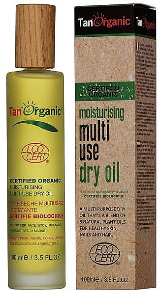 Multifunkcyjny suchy olejek - TanOrganic Certified Organic Moisturising Multi Use Dry Oil — Zdjęcie N2