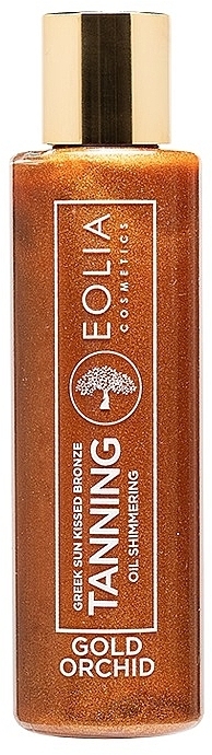 Olejek do opalania - Eolia Tanning Oil Shimmering Greek Sun Kissed Bronze Gold Orchid — Zdjęcie N1