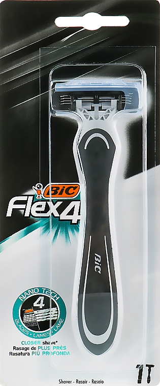 Maszynki do golenia dla mężczyzn Flex 4, 1 szt. - Bic — Zdjęcie N1