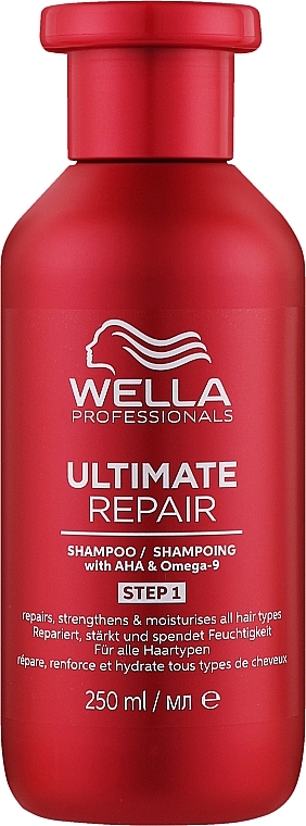 Szampon do wszystkich rodzajów włosów - Wella Professionals Ultimate Repair Shampoo With AHA & Omega-9 — Zdjęcie N5