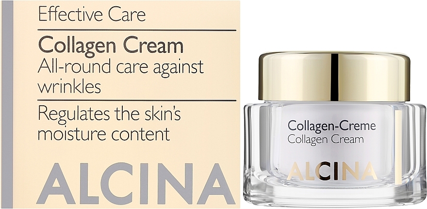 Przeciwzmarszczkowy krem kolagenowy do twarzy - Alcina Effective Care Collagen Cream — Zdjęcie N1