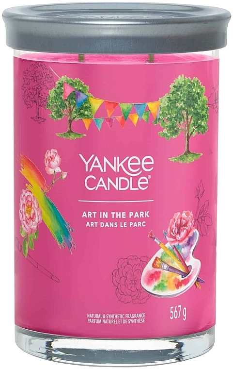 Świeca zapachowa w szkle Art In The Park, 2 knoty - Yankee Candle Singnature — Zdjęcie N1