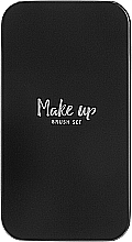 6-częściowy zestaw pędzli do makijażu - Beter Black Edition Mini Makeup Brushes Set — Zdjęcie N2