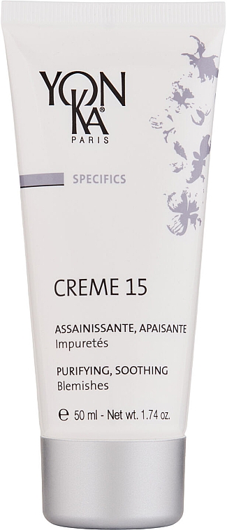 Antyseptyczny krem do twarzy - Yon-ka Specifics Purifying & Soothing Blemish Cream 15 — Zdjęcie N1