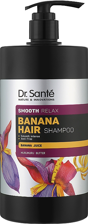 Szampon do włosów - Dr Sante Banana Hair Smooth Relax Shampoo — Zdjęcie N3