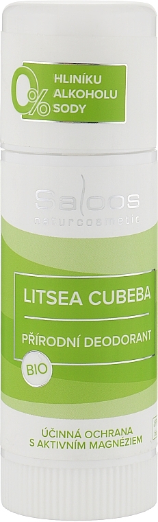 Organiczny, naturalny dezodorant - Saloos Litsea Cubeba Deodorant