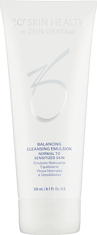 Żel hydrofilowy - Zein Obagi ZO Skin Health Balancing Cleansing Emulsion — Zdjęcie N2