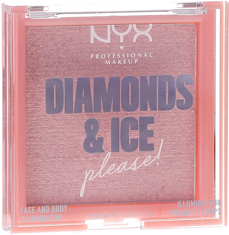 Rozświetlacz do twarzy i ciała - NYX Professional Makeup Diamonds & Ice Face And Body Illuminator — Zdjęcie N2