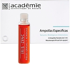 Kup Ampułki do twarzy z irysem i cynkiem - Academie Ampoules Iris Zinc