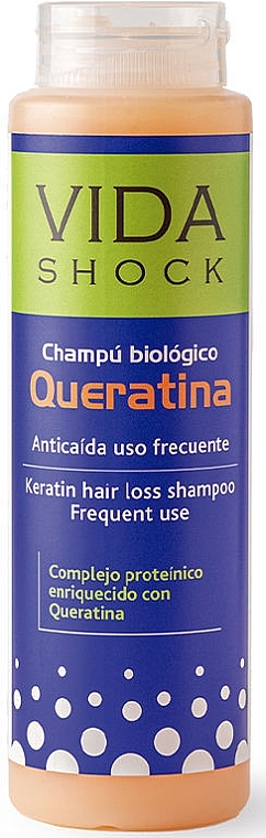 Szampon keratynowy przeciw wypadaniu włosów - Luxana Vida Shock Shampoo — Zdjęcie N1