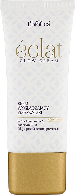 Krem do twarzy wygładzający zmarszczki - L'biotica Eclat Glow Cream  — Zdjęcie N2