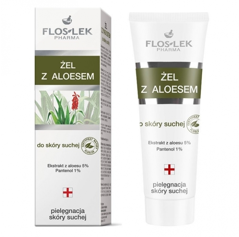 Żel z aloesem do skóry suchej - Floslek Aloe Gel For Dry Skin